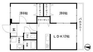 プレイン野里の物件間取画像